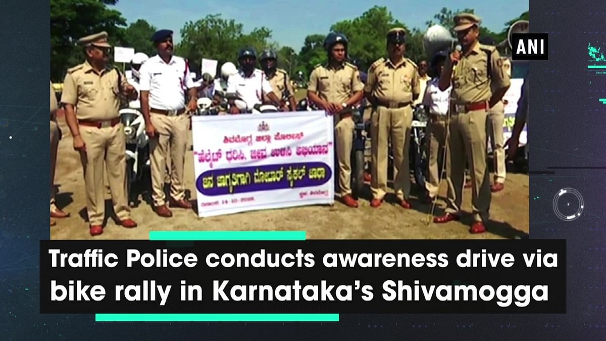  Traffic Police conducts awareness drive via bike rally