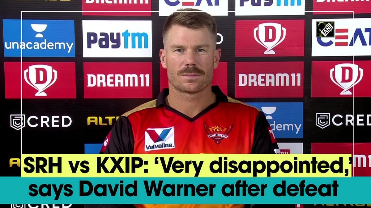 Very disappointed: David Warner after KXIP defeats SRH