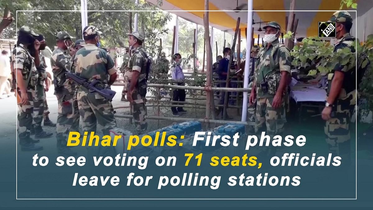 Bihar goes to polls, voting for phase 1 begins