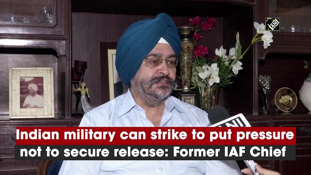 Indian military can strike to put pressure: Ex-IAF head