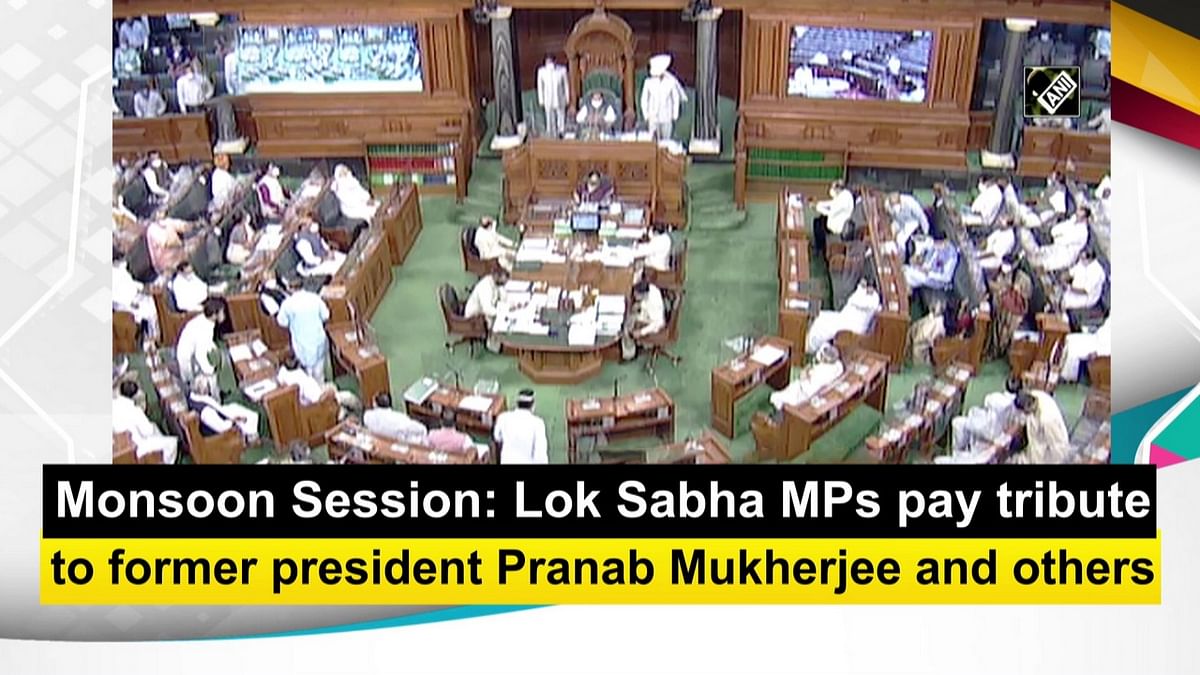 LS MPs pay tribute to ex-Prez Pranab Mukherjee, others
