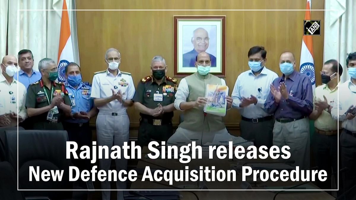 Rajnath releases New Defence Acquisition Procedure