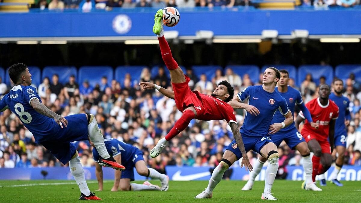 <div class="paragraphs"><p>Liverpool's Luis Diaz in action during the Chelsea v Liverpool football game.&nbsp;</p></div>