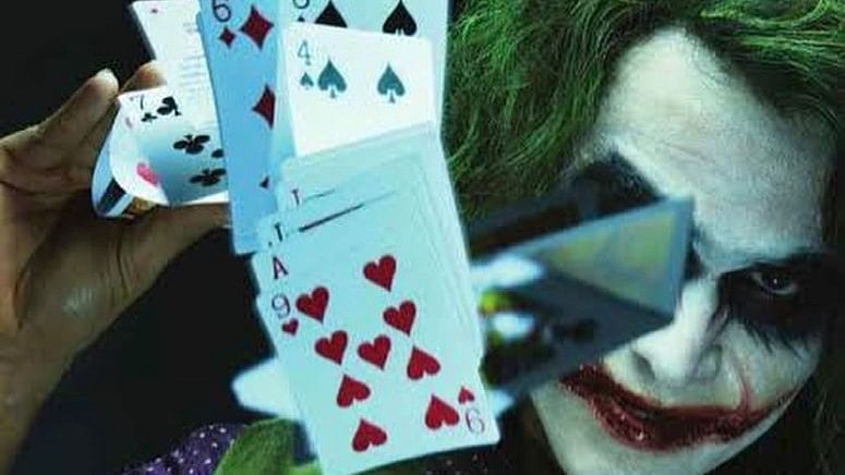 <div class="paragraphs"><p>Emraan Hashmi dressed as Joker during a photoshoot.</p></div>