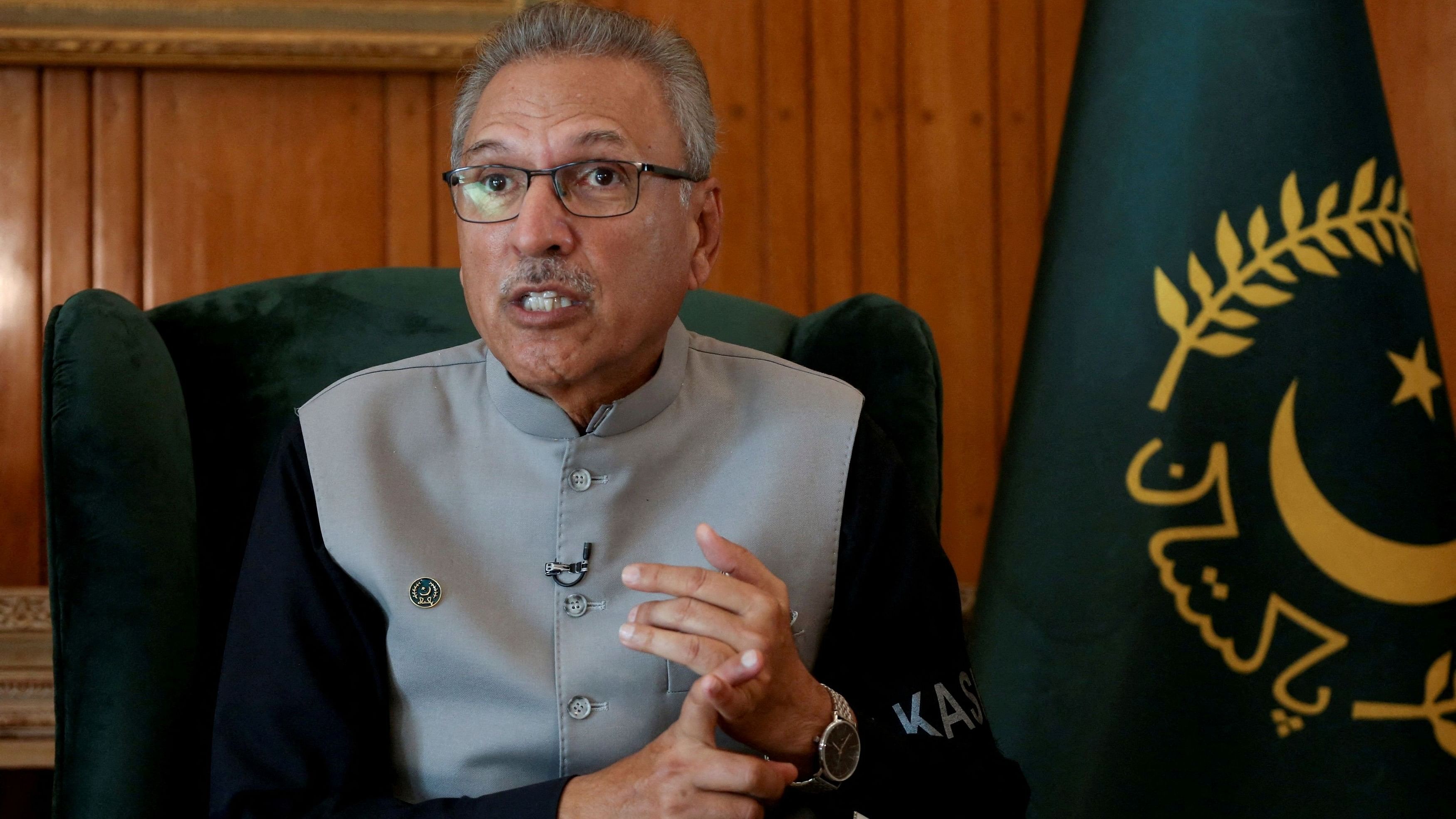 <div class="paragraphs"><p>Pakistan President Arif Alvi.&nbsp;</p></div>