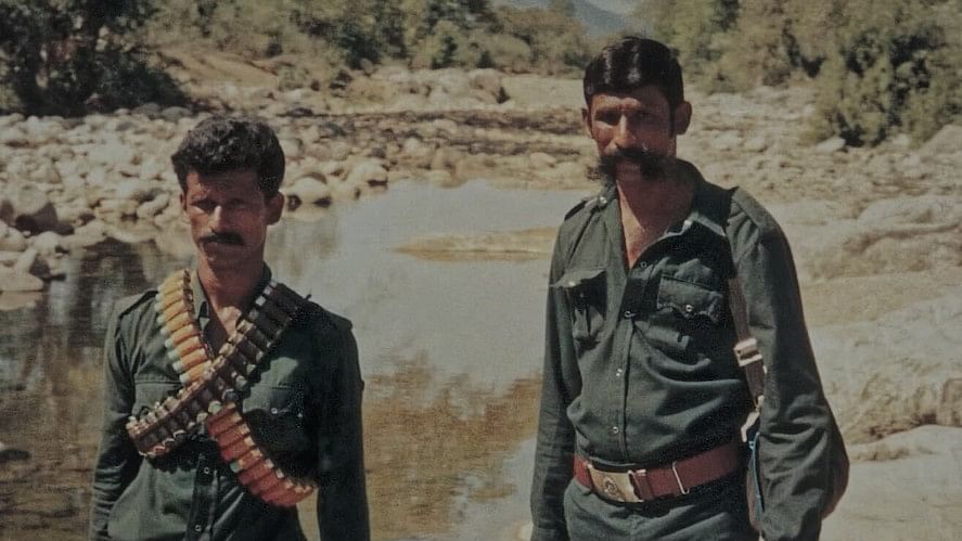A still from The Hunt for Veerappan'.