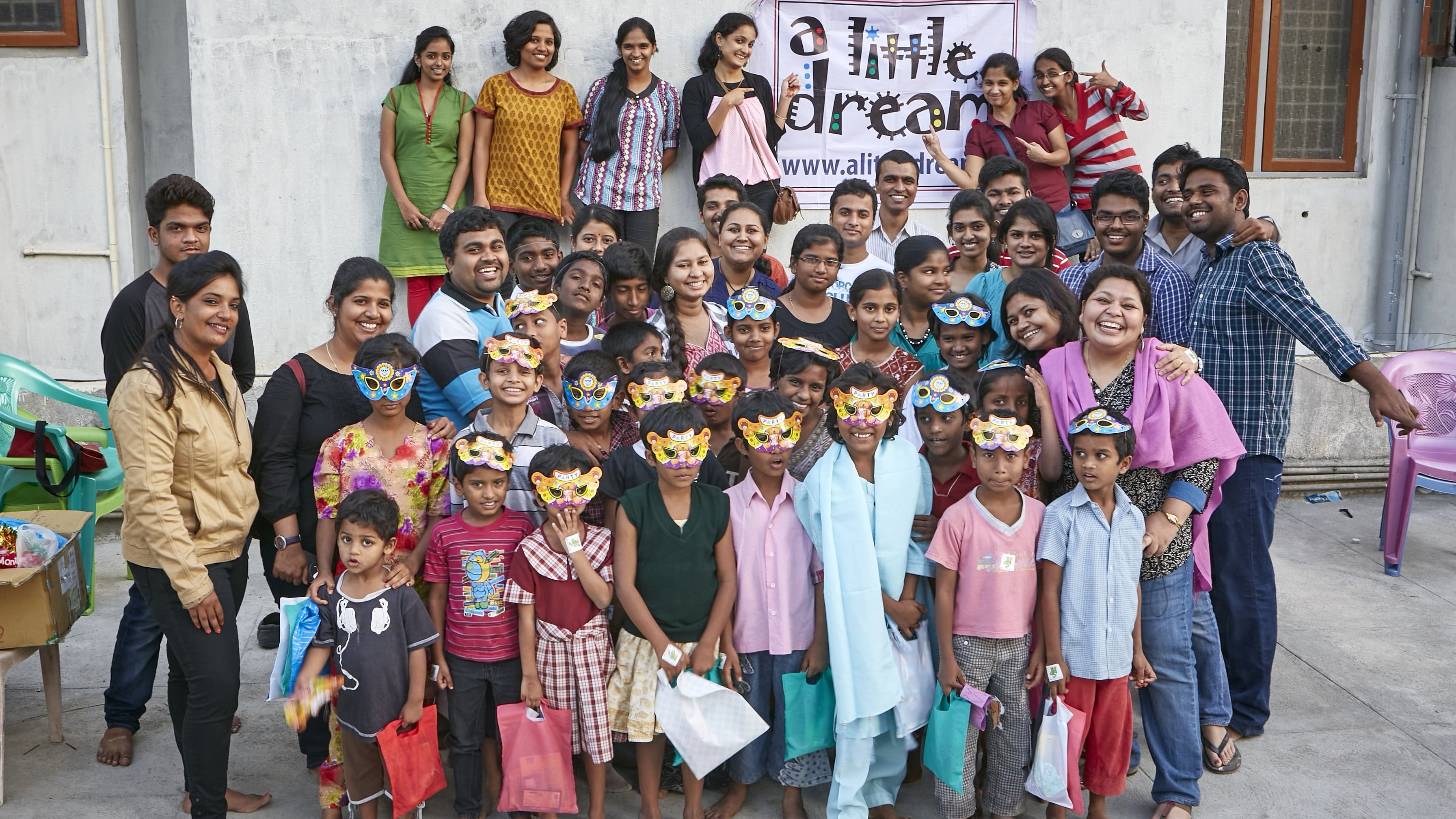 The NGO hosts storytelling and craft sessions at orphanages.