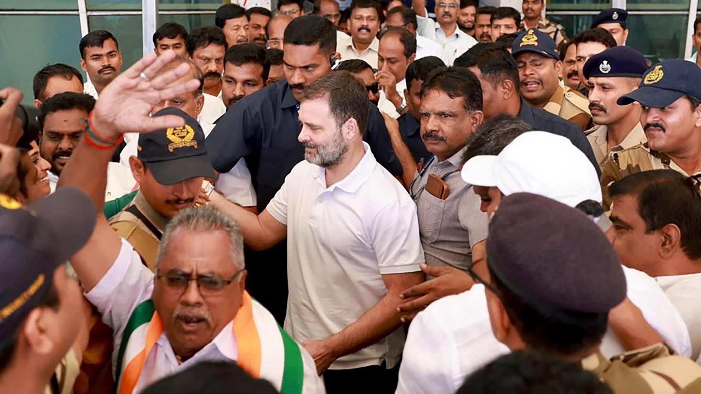 Rousing Welcome For Rahul Gandhi In Wayanad On His Maiden Visit After ...