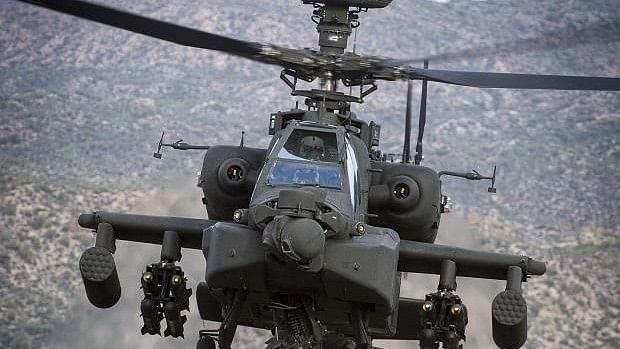 <div class="paragraphs"><p>Image of Boeing's&nbsp;AH-64 Apache helicopter.</p></div>
