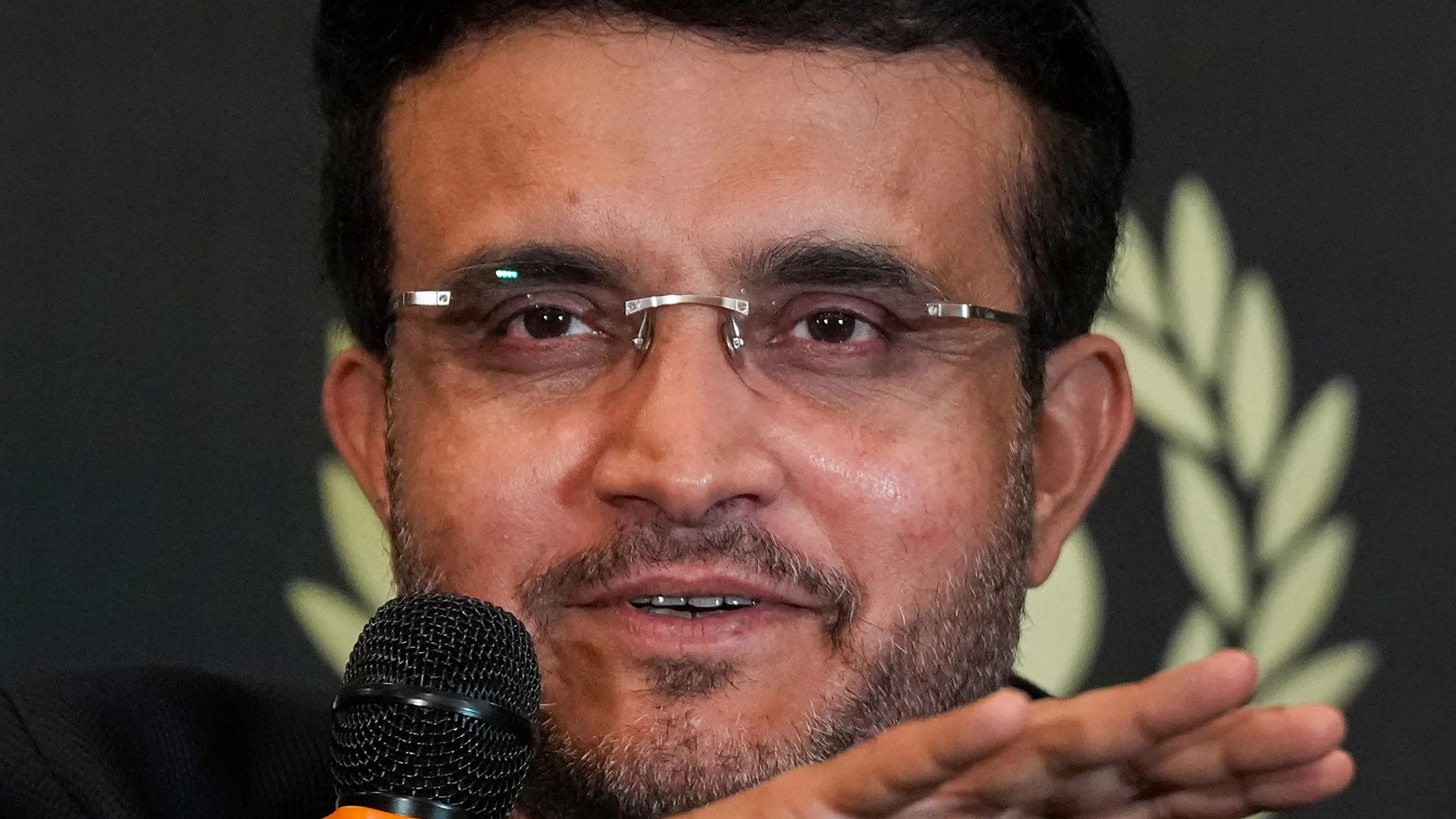 Kolkata: Former BCCI President Sourav Ganguly speaks during a promotional event, in Kolkata, Friday, Aug. 18, 2023. (PTI Photo/Swapan Mahapatra)(PTI08_18_2023_000150A)