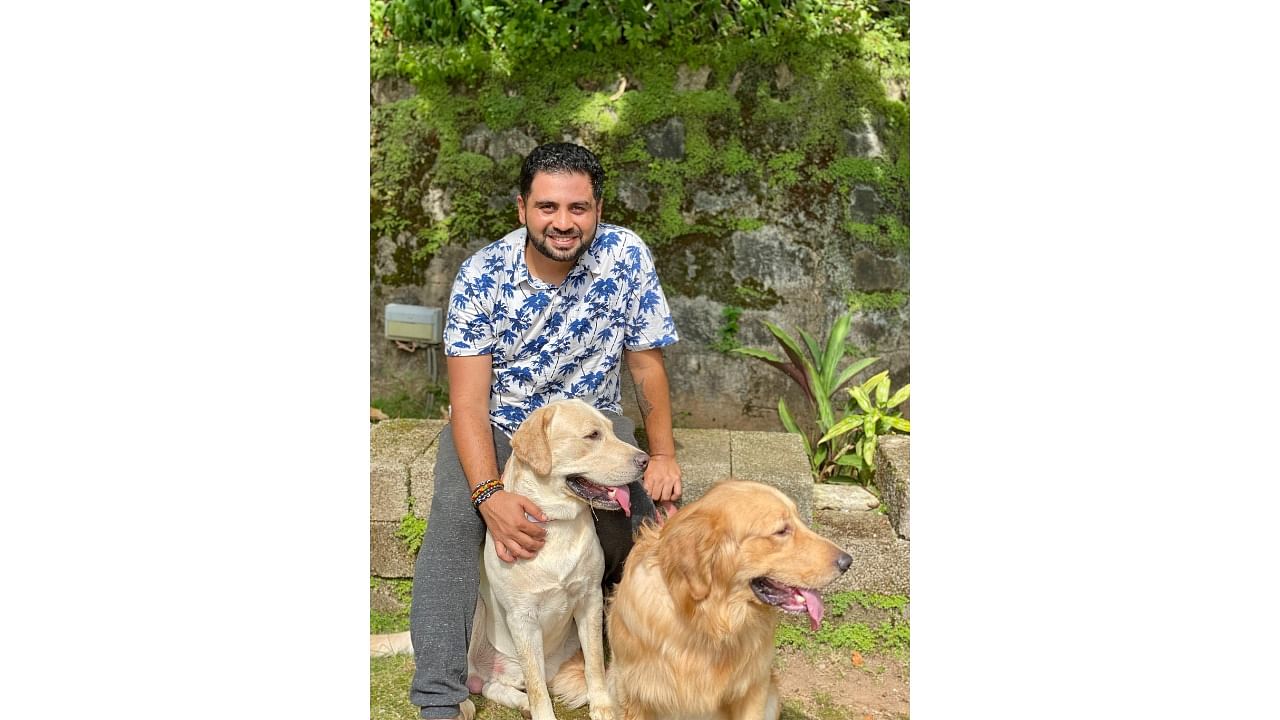 <div class="paragraphs"><p>Aniruddha Ravindra is paying premiums adding up to&nbsp;Rs 30,000 a year to insure his two dogs, Veera (left) and Laddoo, both rescued.&nbsp;</p></div>