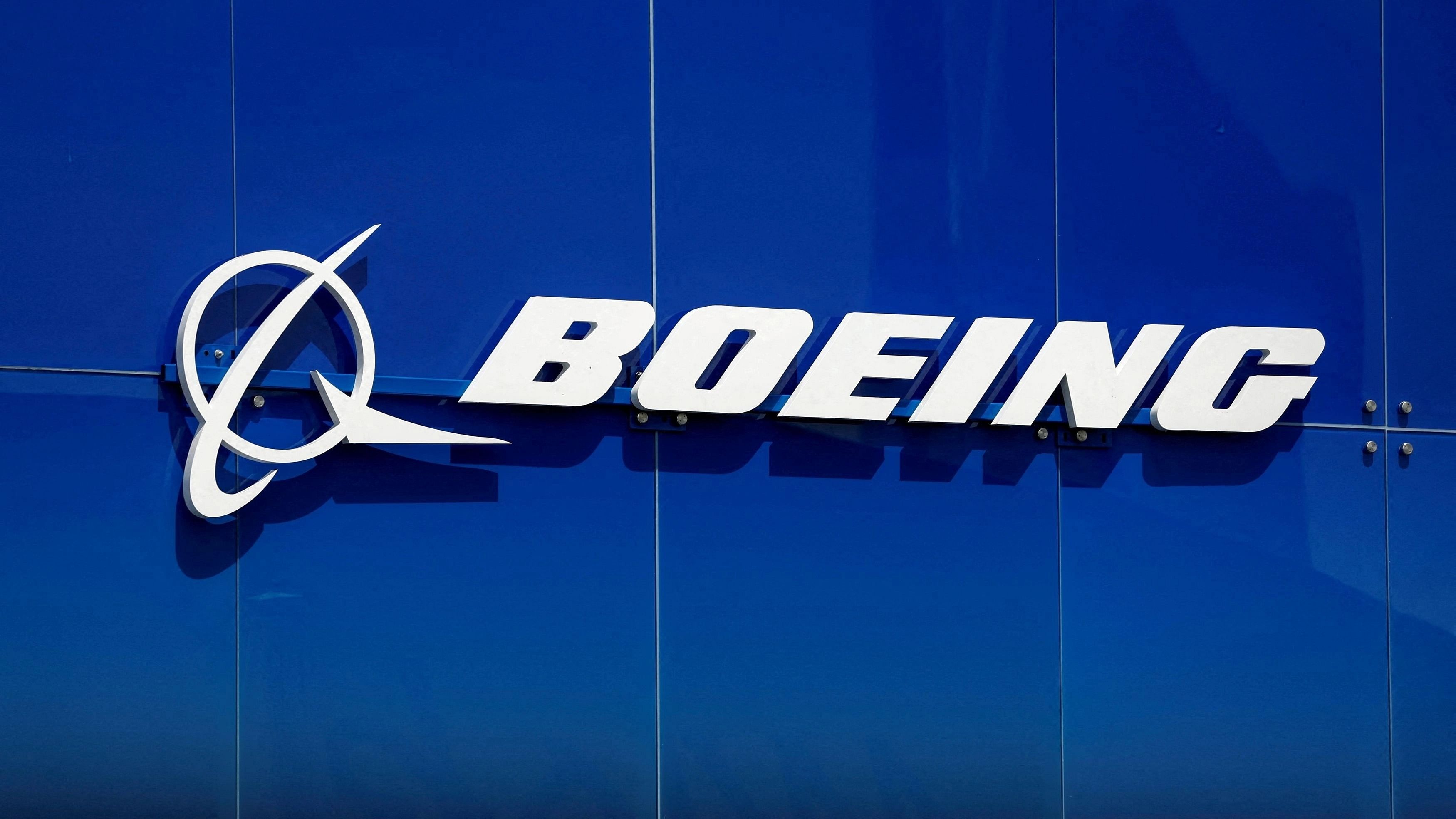 <div class="paragraphs"><p>A Boeing logo is seen at the 54th International Paris Airshow at Le Bourget Airport near Paris, France, June 18, 2023. </p></div>