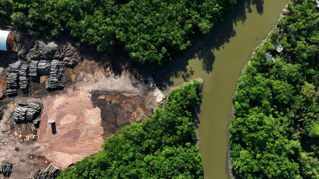 <div class="paragraphs"><p>A general view shows the water conditions of the Piraiba river before a summit of Amazon rainforest nations, in Belem, Para state, Brazil August 6, 2023.</p></div>