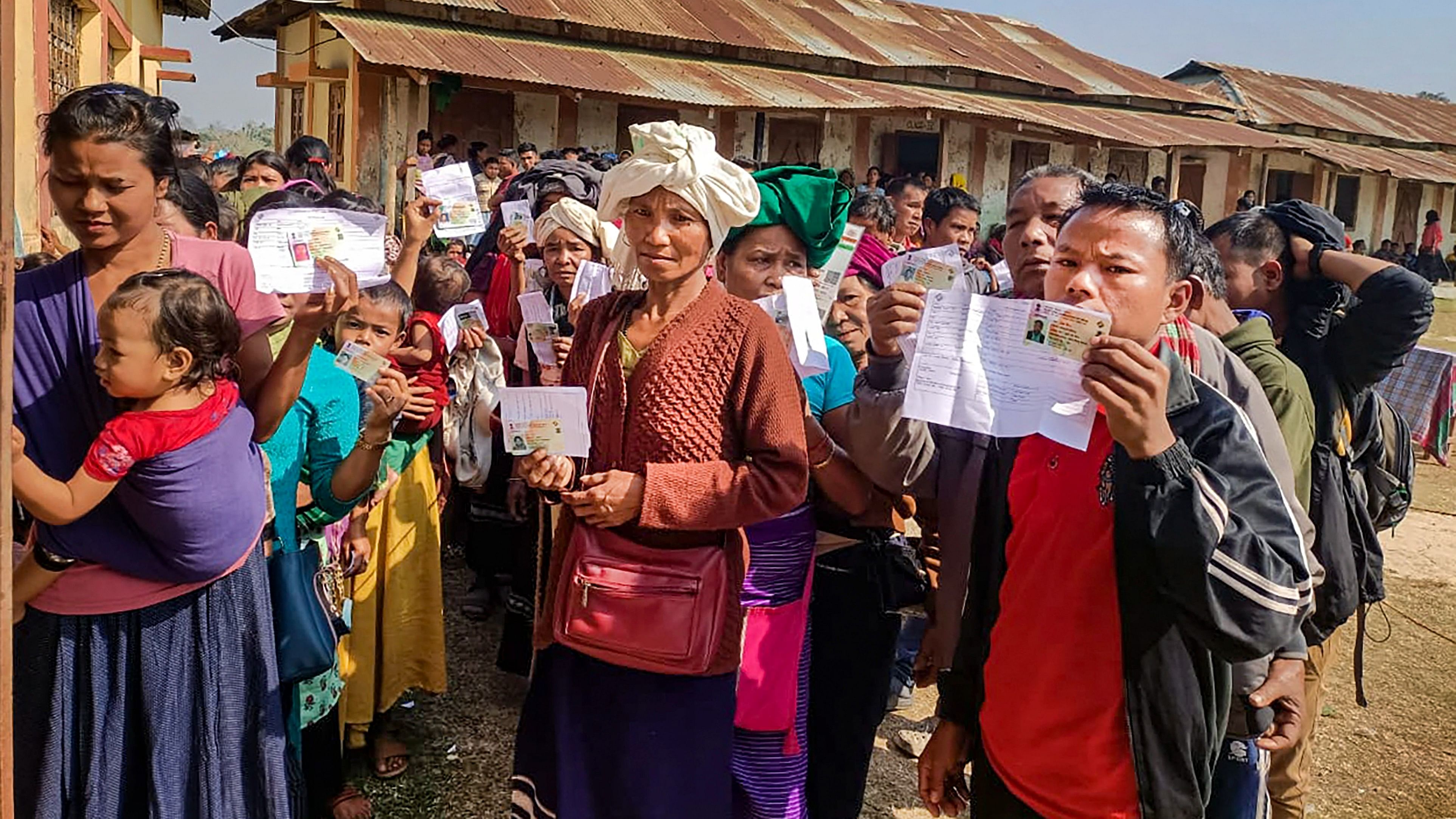 <div class="paragraphs"><p>A polling booth in Tripura.&nbsp;</p></div>