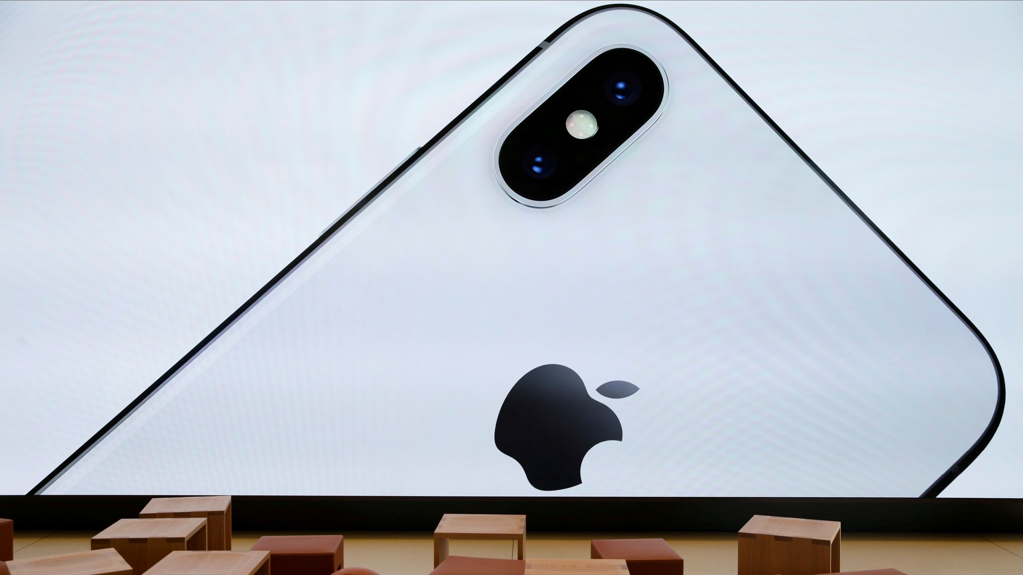 <div class="paragraphs"><p>[Representational Image] An iPhone X is seen on a large video screen in the new Apple Visitor Center in Cupertino FILE PHOTO: An iPhone X is seen on a large video screen in the new Apple Visitor Center in Cupertino, California, U.S </p></div>