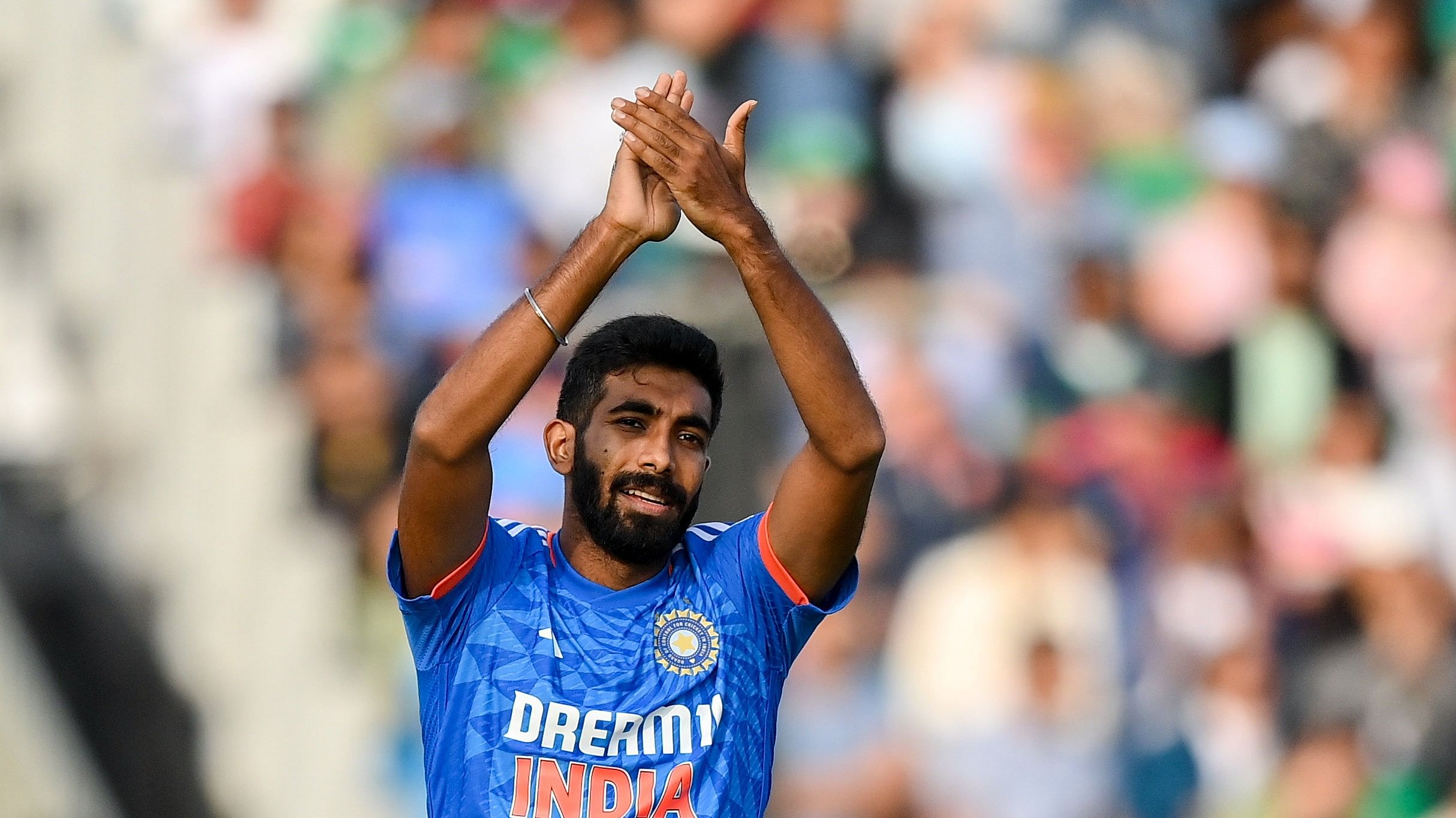 <div class="paragraphs"><p>Jasprit Bumrah&nbsp;during India's game against Ireland.</p></div>