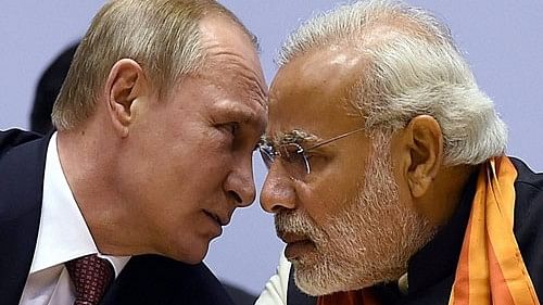 <div class="paragraphs"><p>Prime Minister Narendra Modi (right) and Russian President Vladimir Putin (left).</p></div>