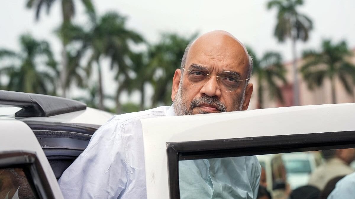 <div class="paragraphs"><p>Union Home Minister Amit Shah leaves from Parliament House,&nbsp;Wednesday, July 26, 2023.</p></div>