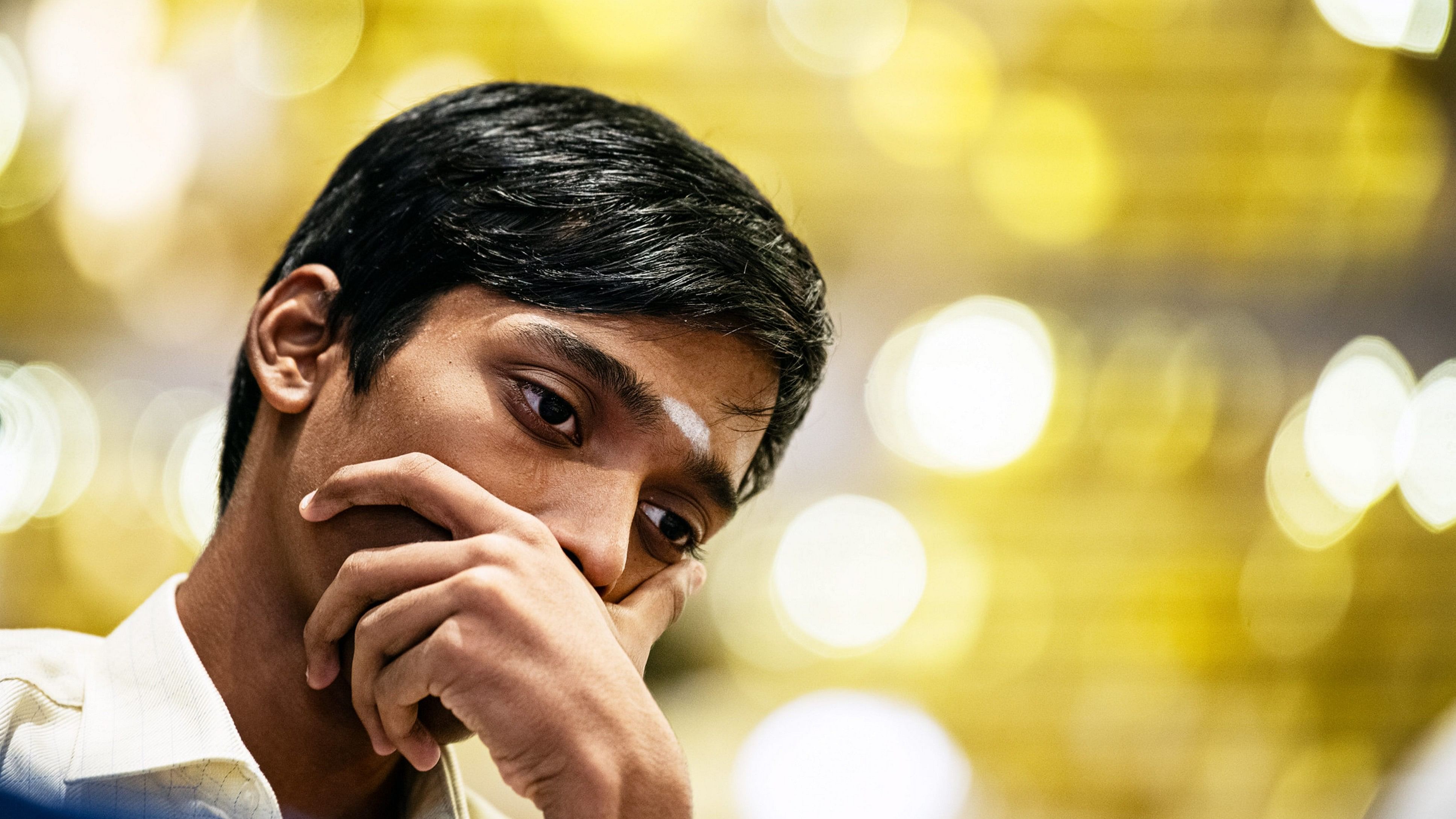 <div class="paragraphs"><p>India's chess player Praggnanandhaa. The Indian prodigy managed to beat USA GM Fabiano Caruana 3.5-2.5 after tiebreaks and will battle it out against Magnus Carlsen for the title (FIDE World Cup).</p></div>