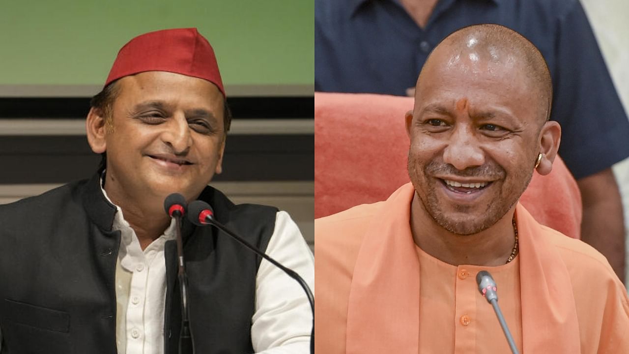 <div class="paragraphs"><p>Samajwadi Party (SP) president and leader of  opposition in Uttar Pradesh, Akhilesh Yadav and UP CM Yogi Adityanath.</p></div>