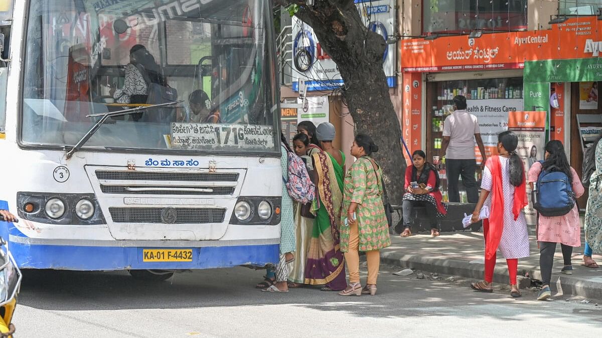 <div class="paragraphs"><p>Representative image. of BMTC bus.&nbsp;</p></div>