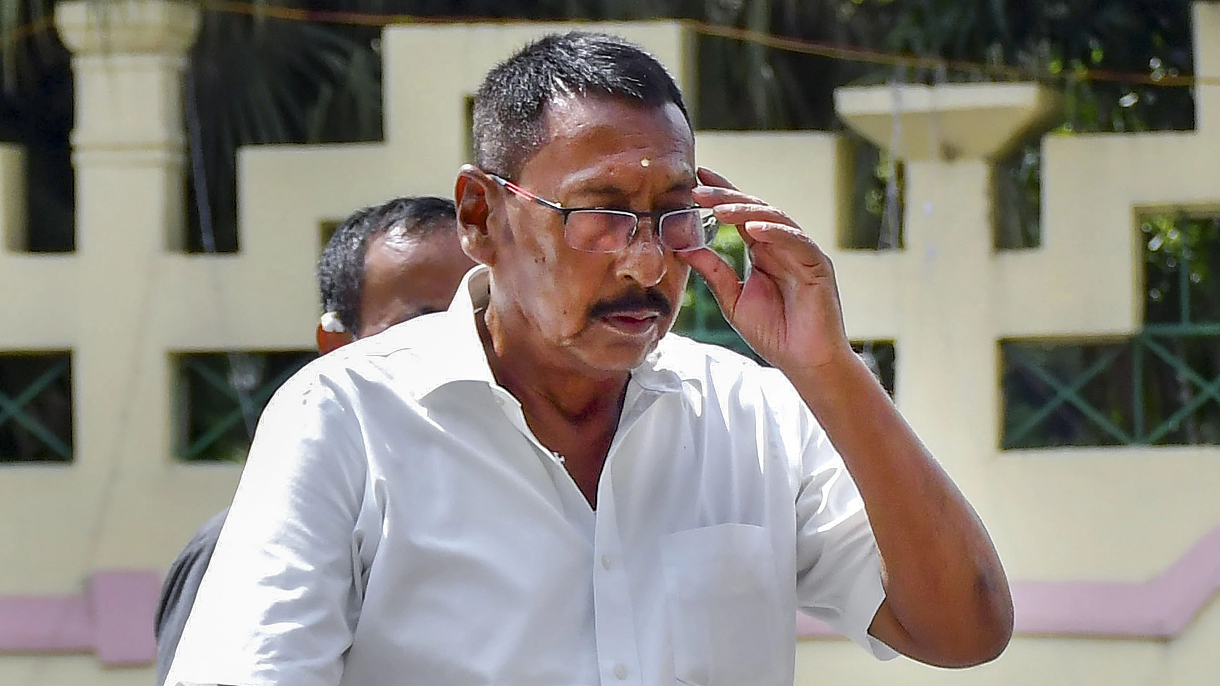 <div class="paragraphs"><p>BJP leader Rajen Gohain after resigning from the cabinet rank, outside Janata Bhawan, in Guwahati, Friday, Aug. 18, 2023. </p></div>