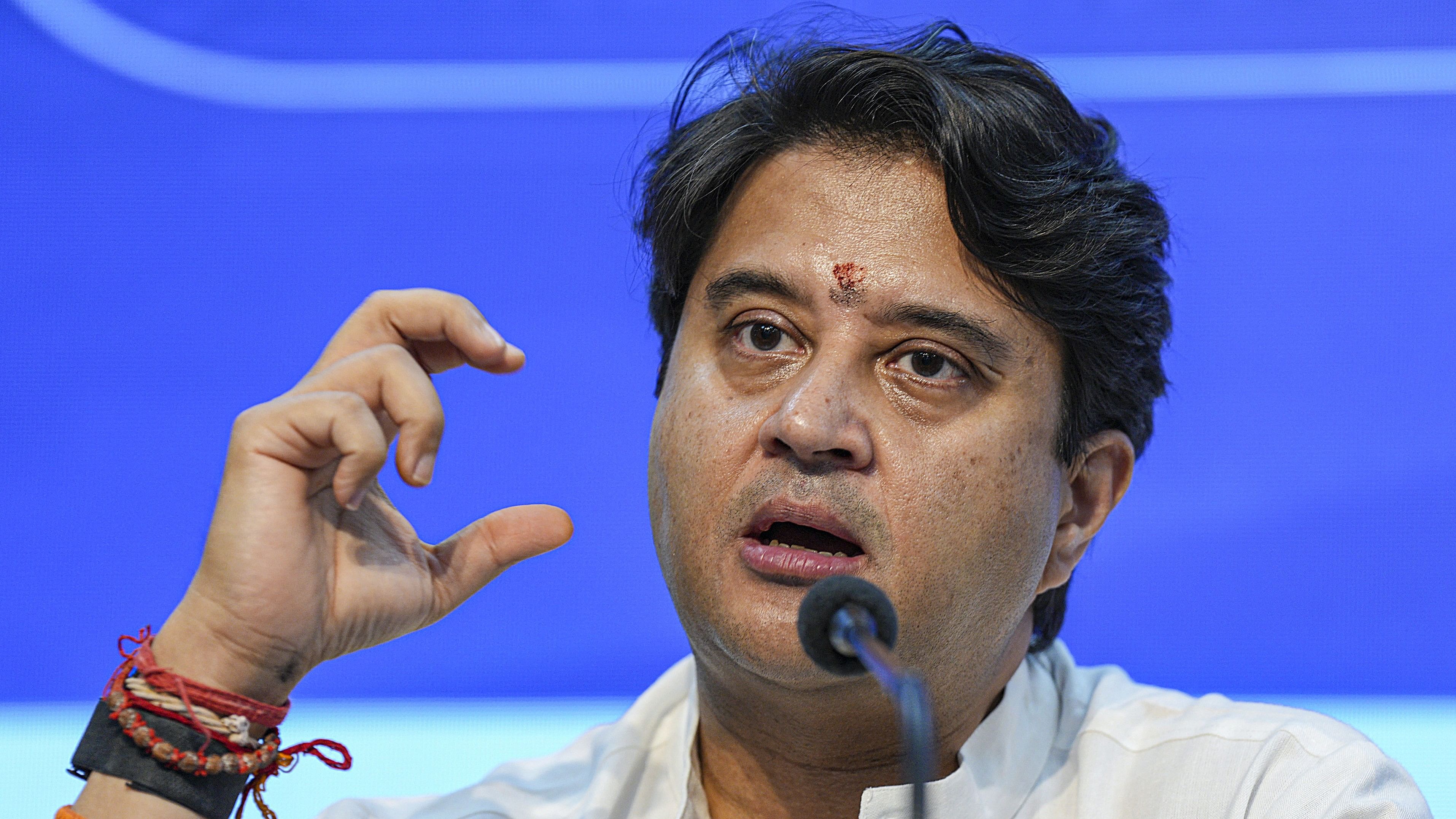 <div class="paragraphs"><p>Civil Aviation Minister Jyotiraditya Scindia.</p></div>