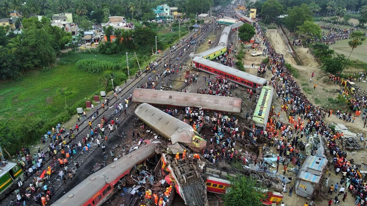 <div class="paragraphs"><p>File photo of the Balasore train accident in Odisha.&nbsp;</p></div>