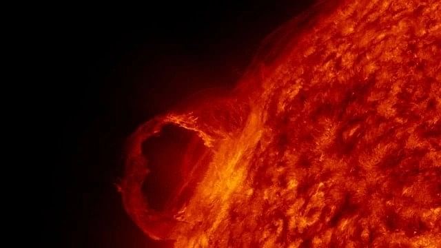 The Sun's Magnetic Poles Are Vanishing
