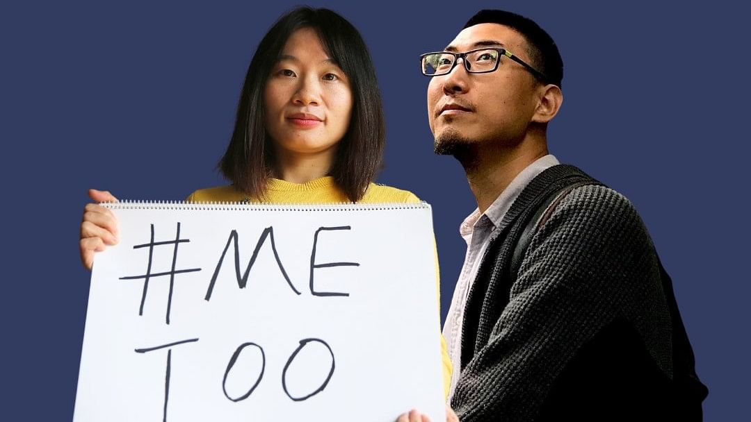 <div class="paragraphs"><p>Huang Xueqin, the journalist who was once a prominent voice in China's #MeToo movement (left).</p></div>