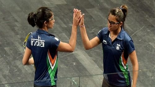 <div class="paragraphs"><p>Dipika Pallikal and Joshana Chinappa. </p></div>