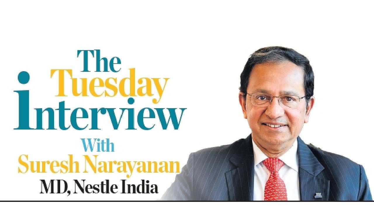 <div class="paragraphs"><p>Chairman and MD  of FMCG major Nestle India Ltd&nbsp;Suresh Narayanan.&nbsp;</p></div>