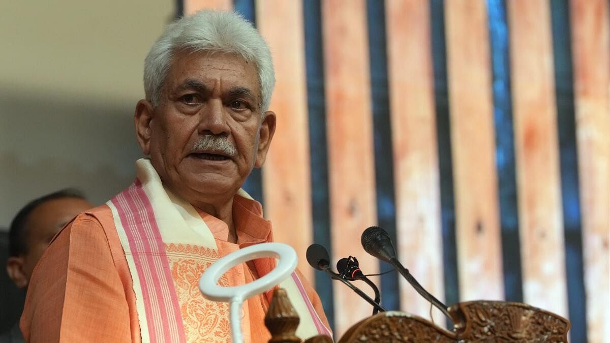 <div class="paragraphs"><p>Jammu and Kashmir Lieutenant Governor Manoj Sinha.</p></div>