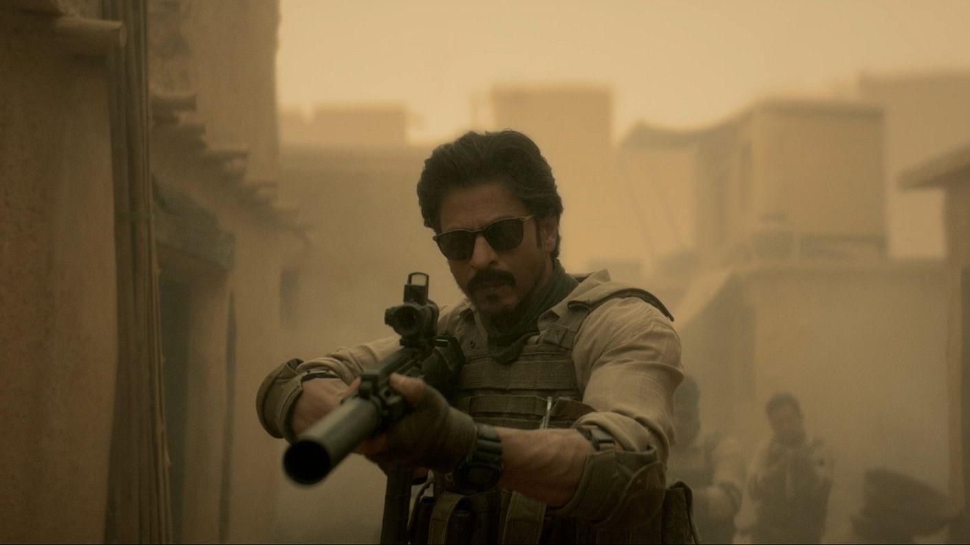<div class="paragraphs"><p>Shah Rukh Khan makes multiple grand entries in the film.</p></div>