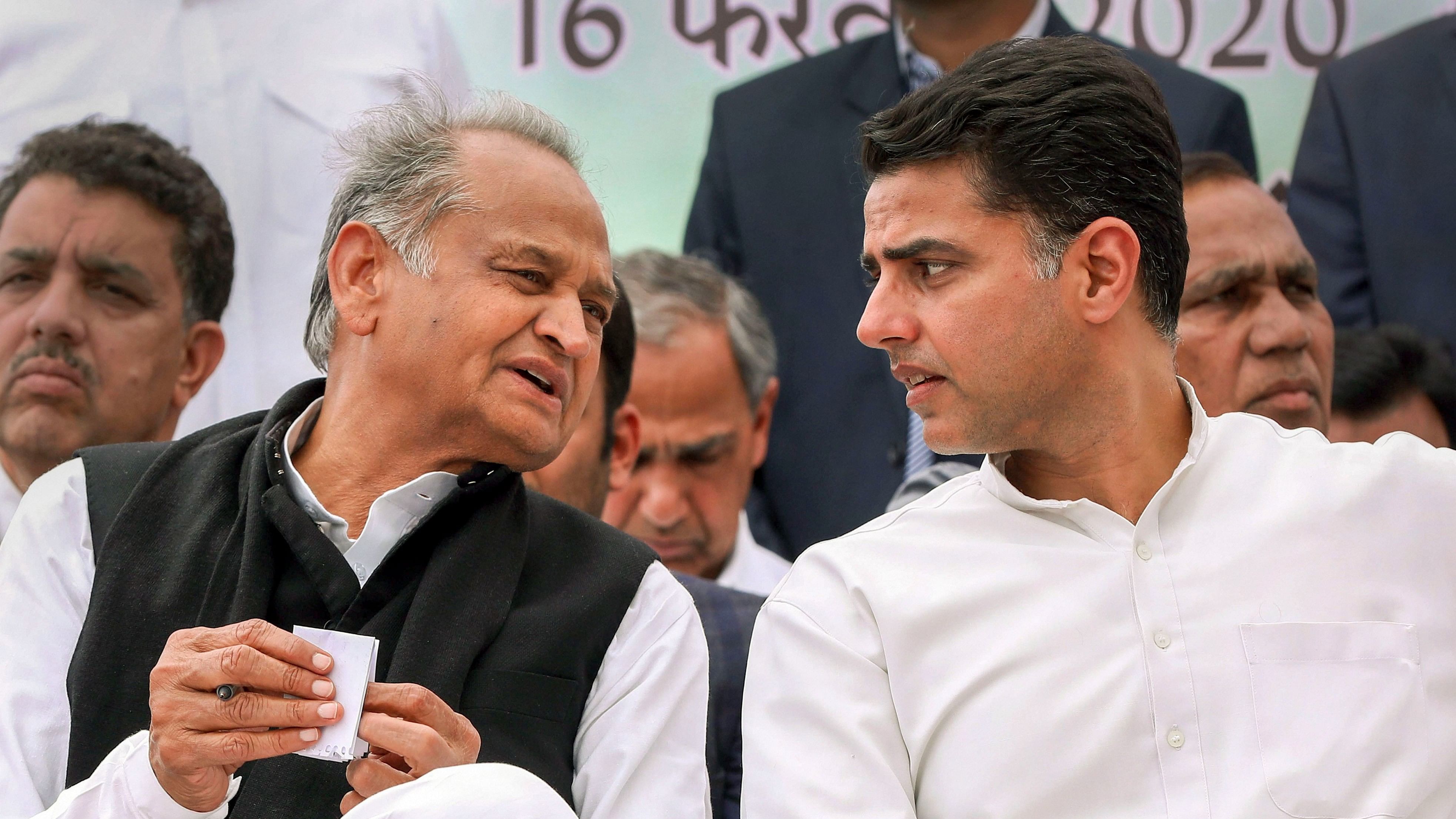 <div class="paragraphs"><p>Rajasthan Chief Minister Ashok Gehlot and Congress leader Sachin Pilot.</p></div>