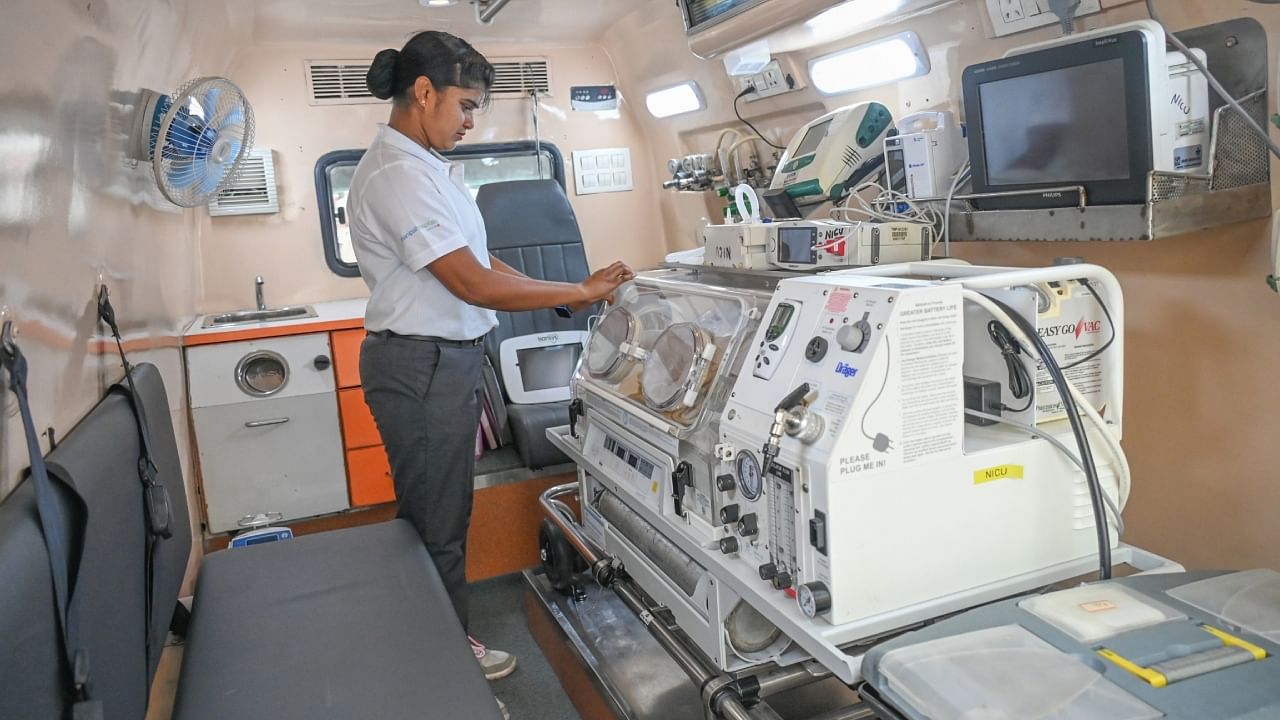 <div class="paragraphs"><p>The neonatal ambulance that was inaugurated on Friday.</p></div>