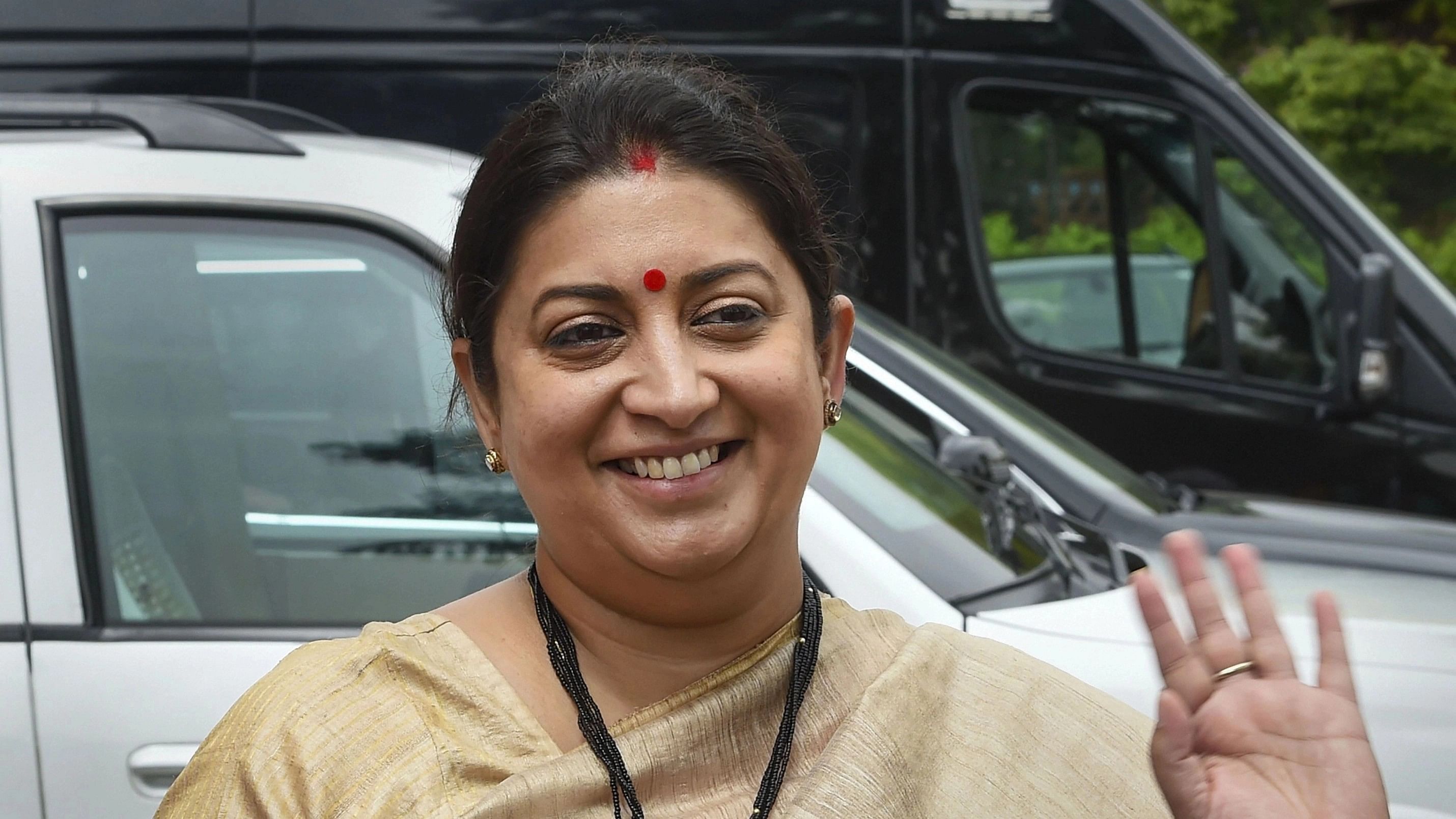 <div class="paragraphs"><p>Union Minister Smriti Irani.</p></div>