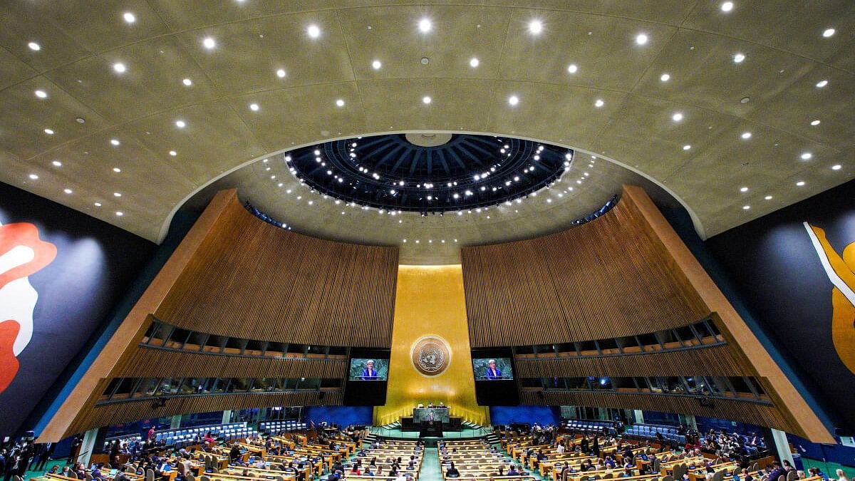 <div class="paragraphs"><p>The 78th Session of the UN General Assembly in New York City.</p></div>