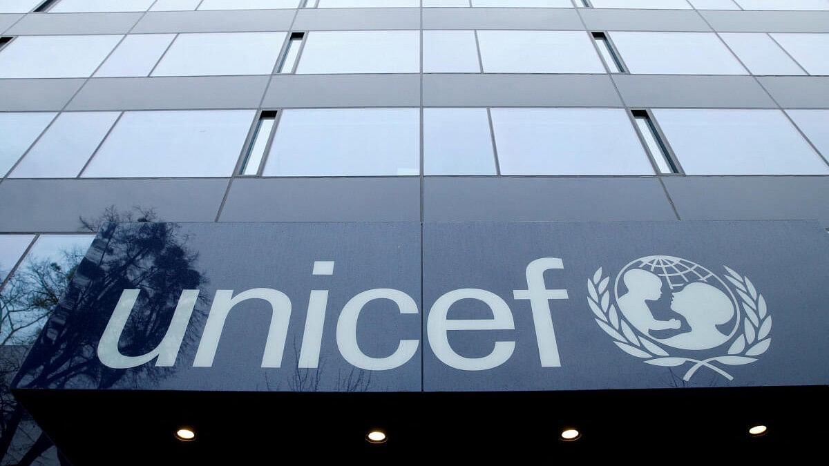 <div class="paragraphs"><p>A UNICEF logo is pictured outside their offices in Geneva<br></p></div>