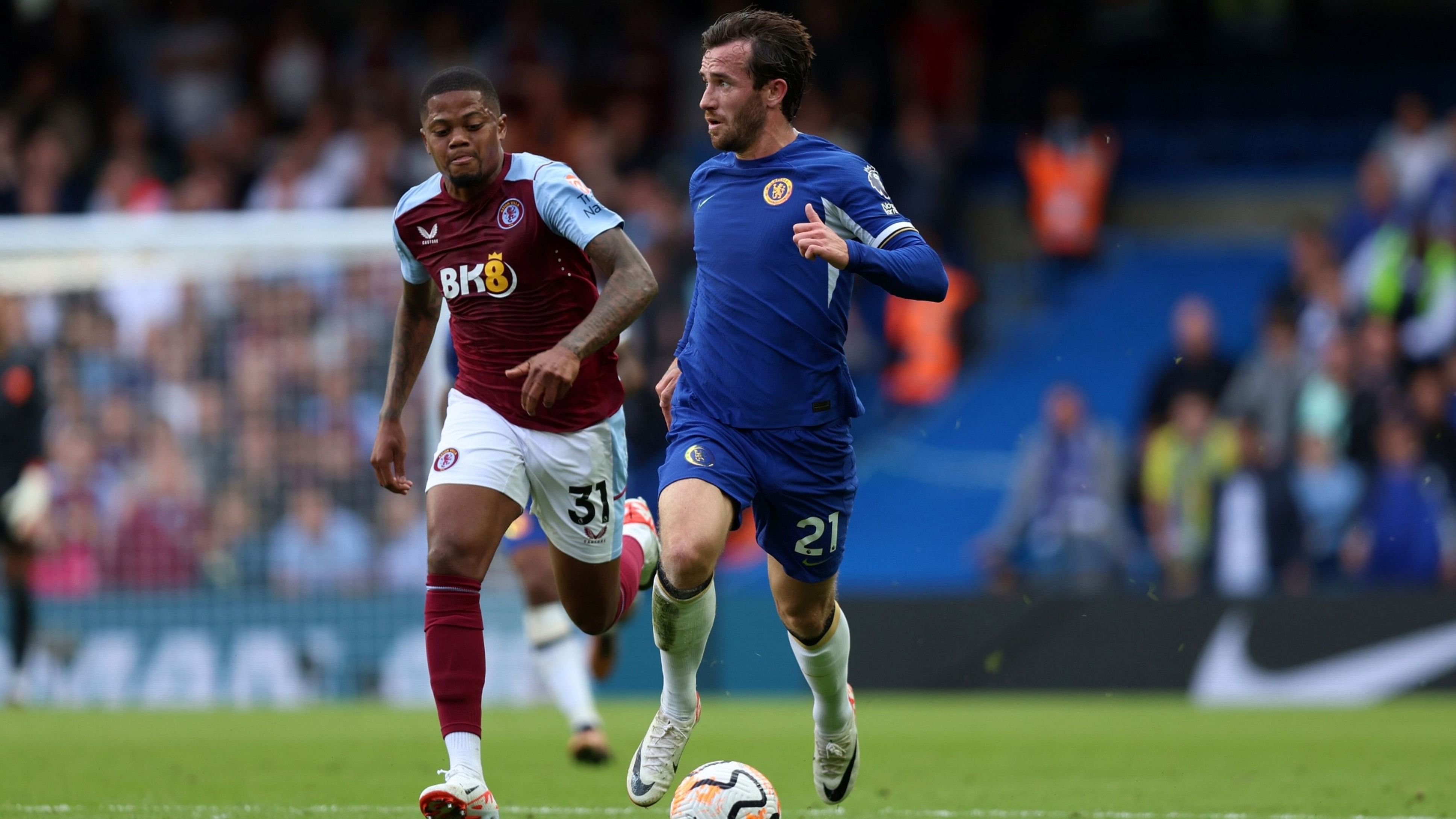 <div class="paragraphs"><p>Ben Chillwell of Chelsea in action against Aston Villa.</p></div>