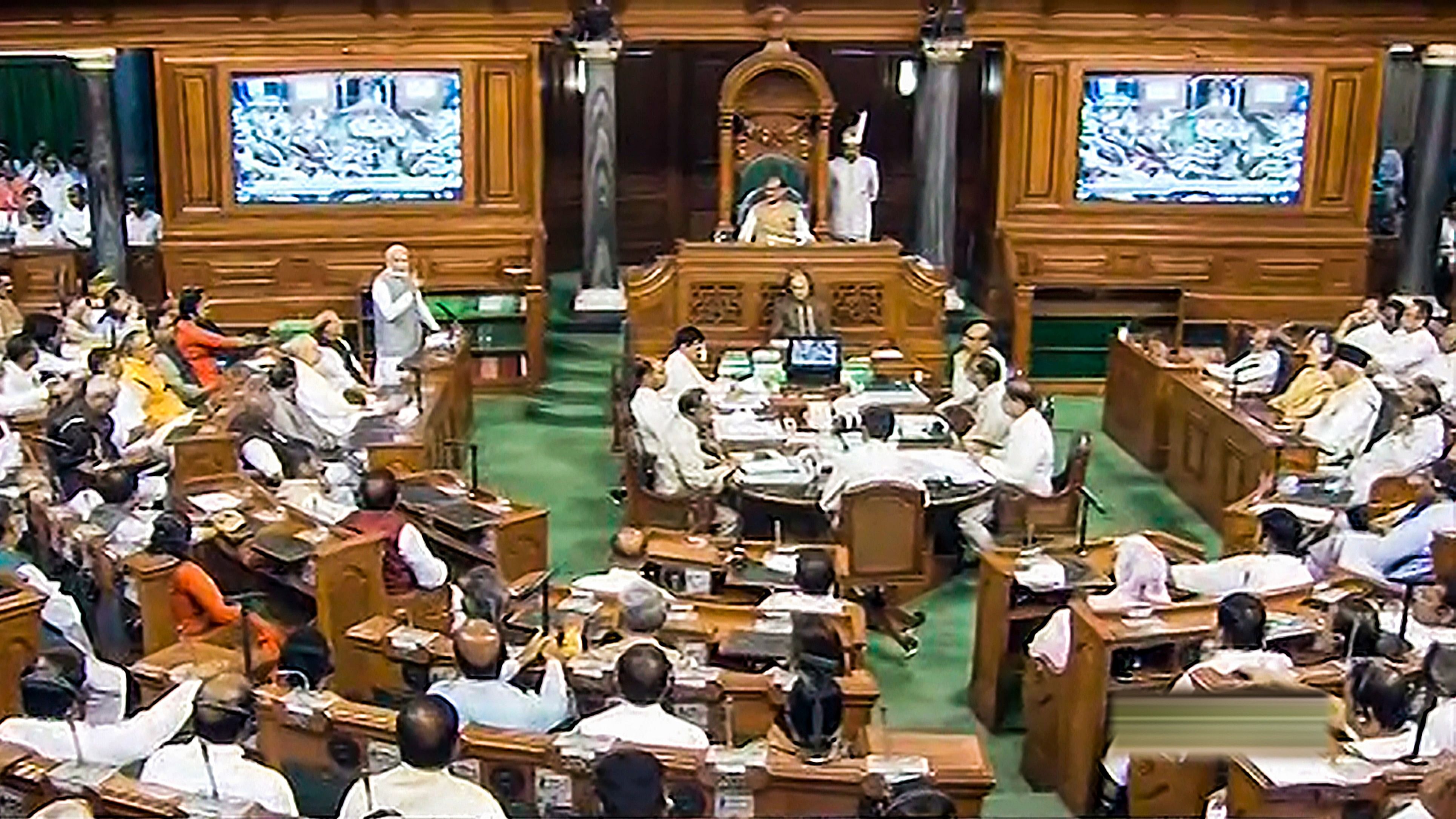 <div class="paragraphs"><p>Prime Minister Narendra Modi speaks in the Lok Sabha during a special session of Parliament, in New Delhi, Monday, Sept. 18, 2023.</p></div>