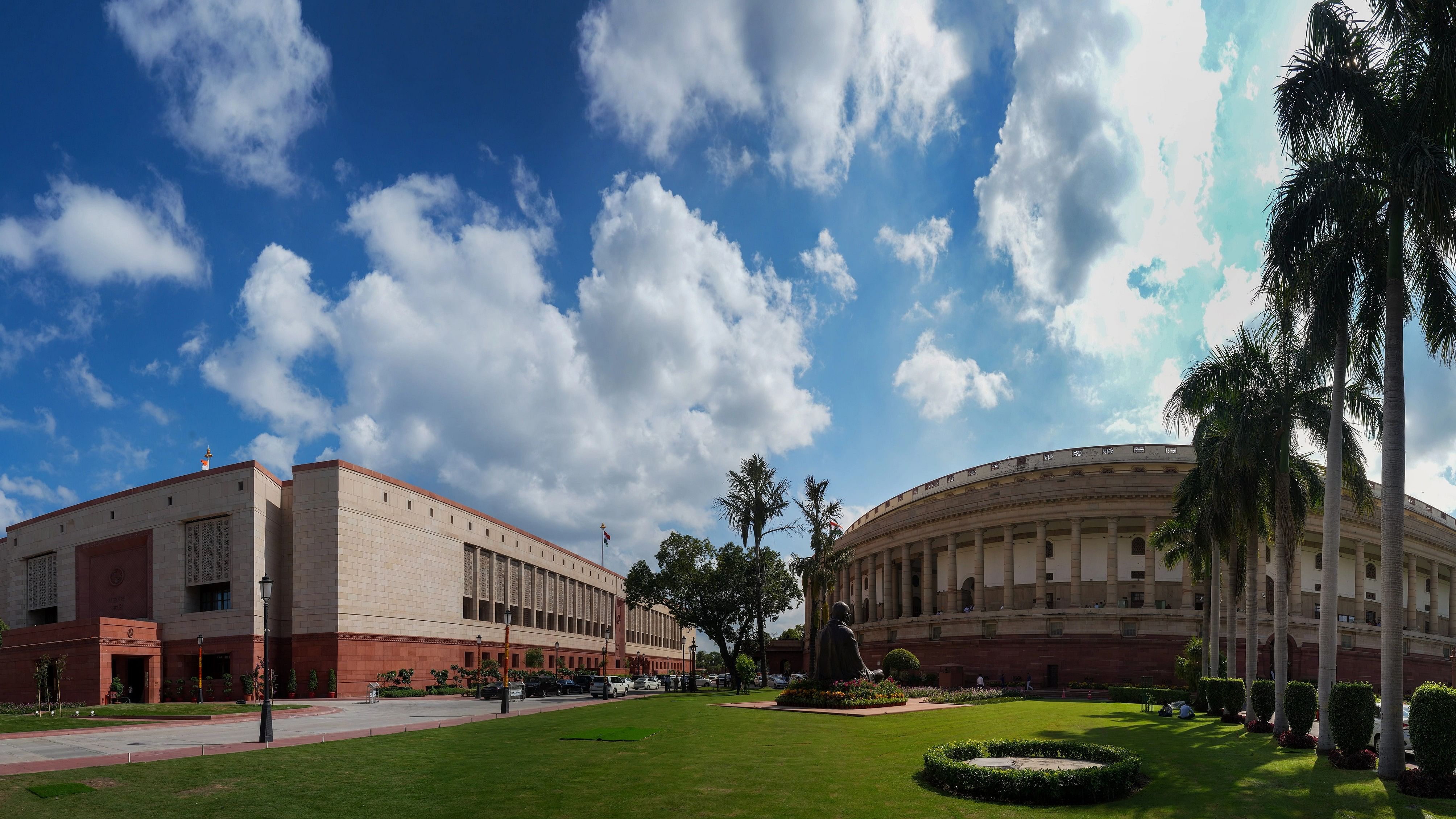 <div class="paragraphs"><p>A view of existing Parliament building and the new complex.</p></div>