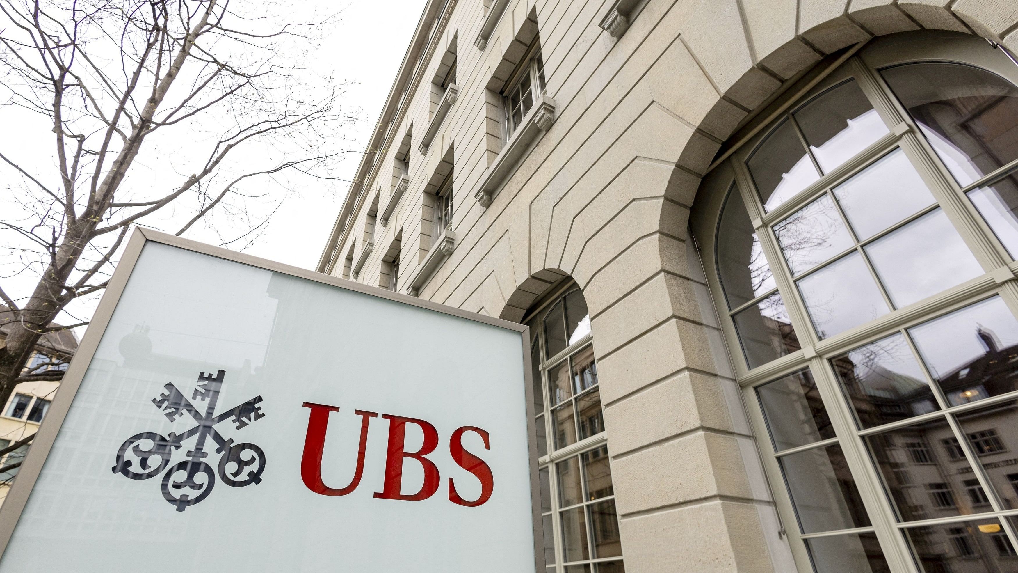 <div class="paragraphs"><p>A logo of Swiss bank UBS is seen in Zurich, Switzerland.&nbsp;</p></div>