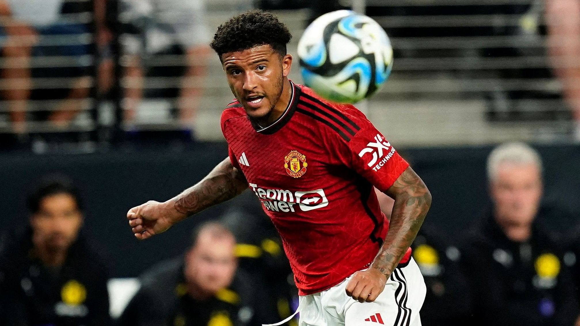 <div class="paragraphs"><p>Manchester United forward Jadon Sancho.</p></div>