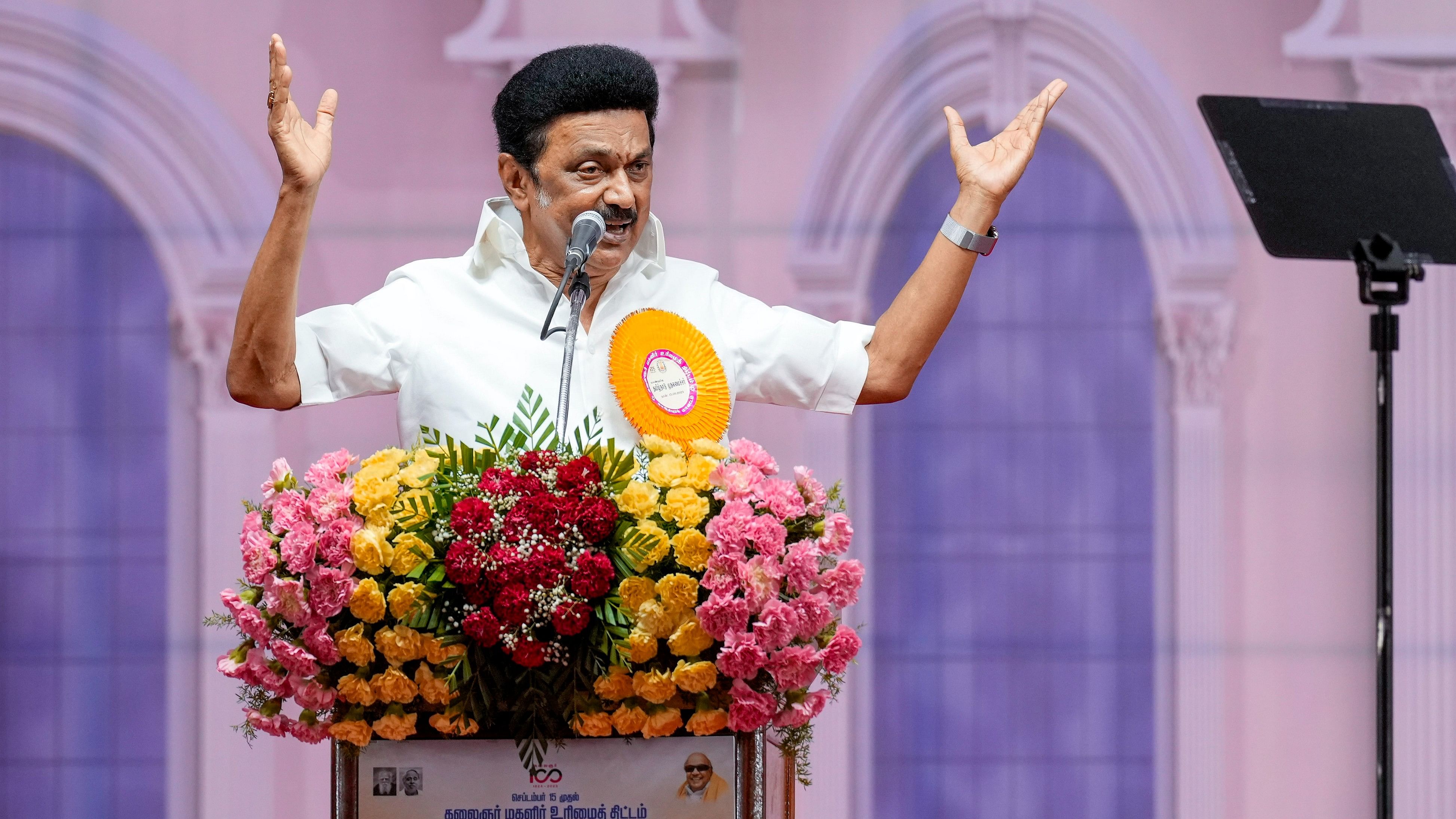 <div class="paragraphs"><p>DMK President and Tamil Nadu Chief Minister M K Stalin.</p></div>