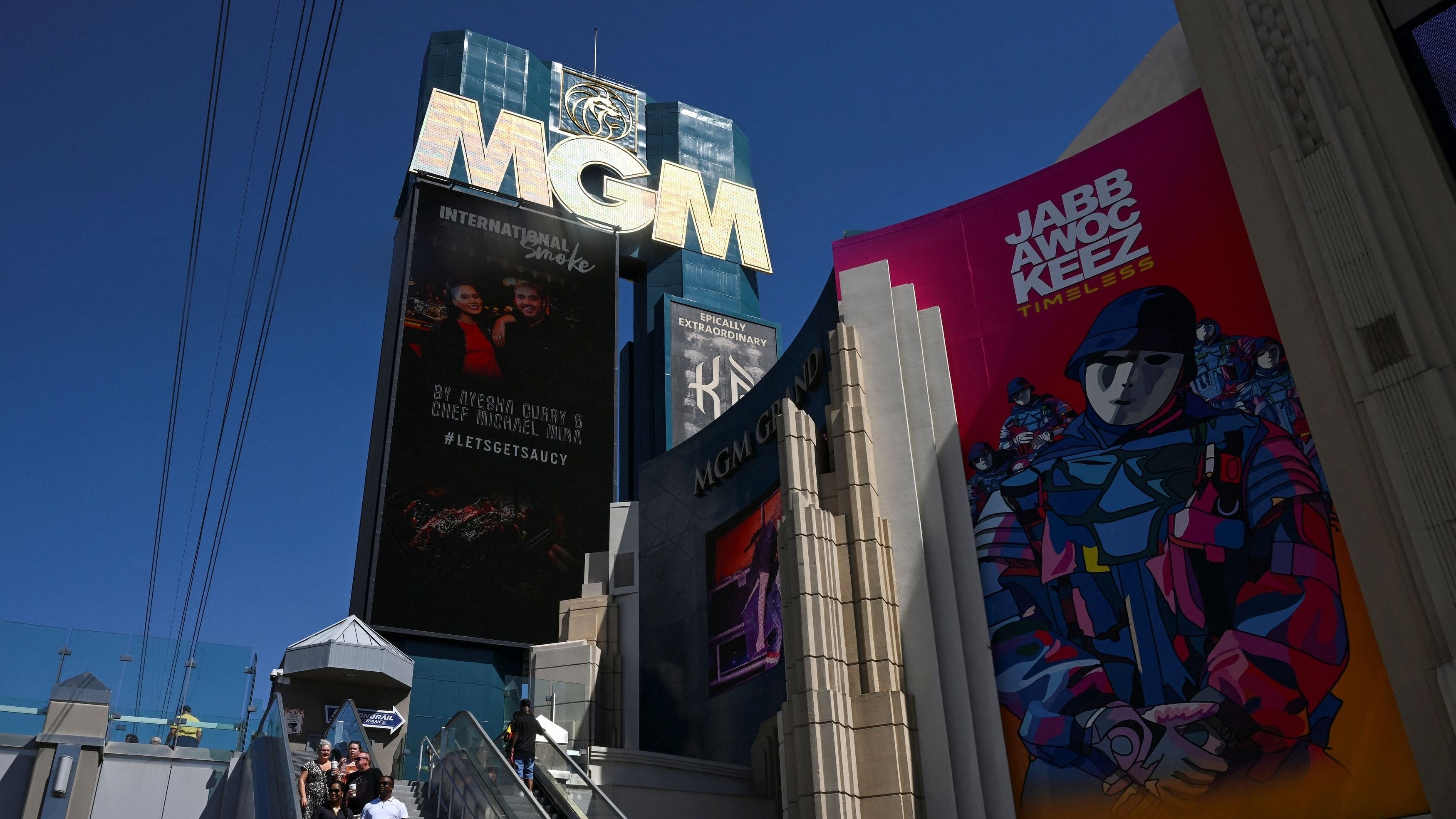 <div class="paragraphs"><p>An exterior view of MGM Grand hotel and casino, after MGM Resorts shut down some computer systems due to a cyber-attack in Las Vegas.</p></div>