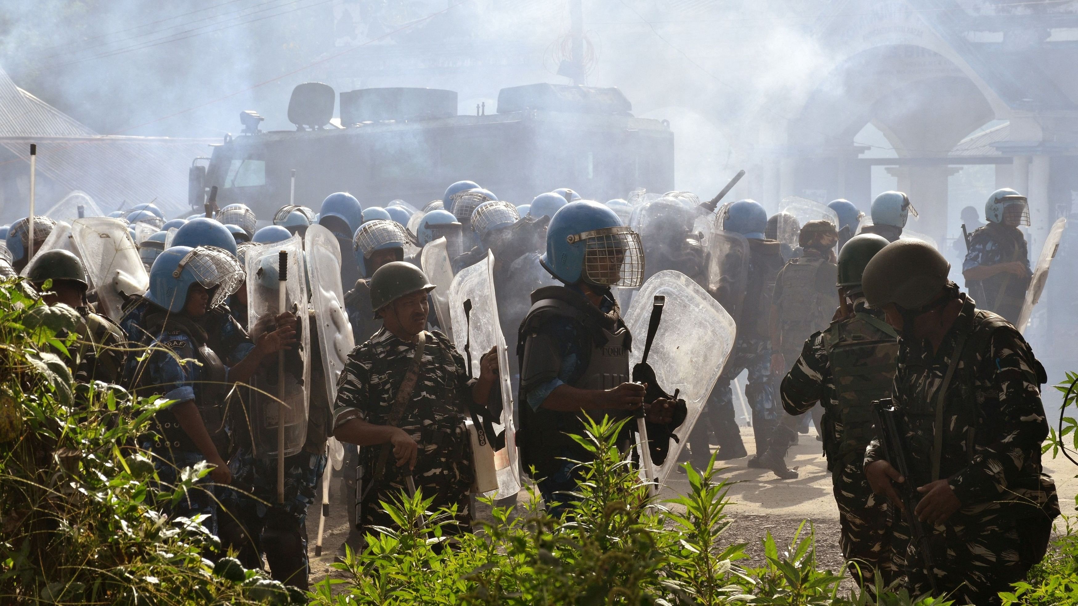 <div class="paragraphs"><p>Security forces in Manipur.</p></div>