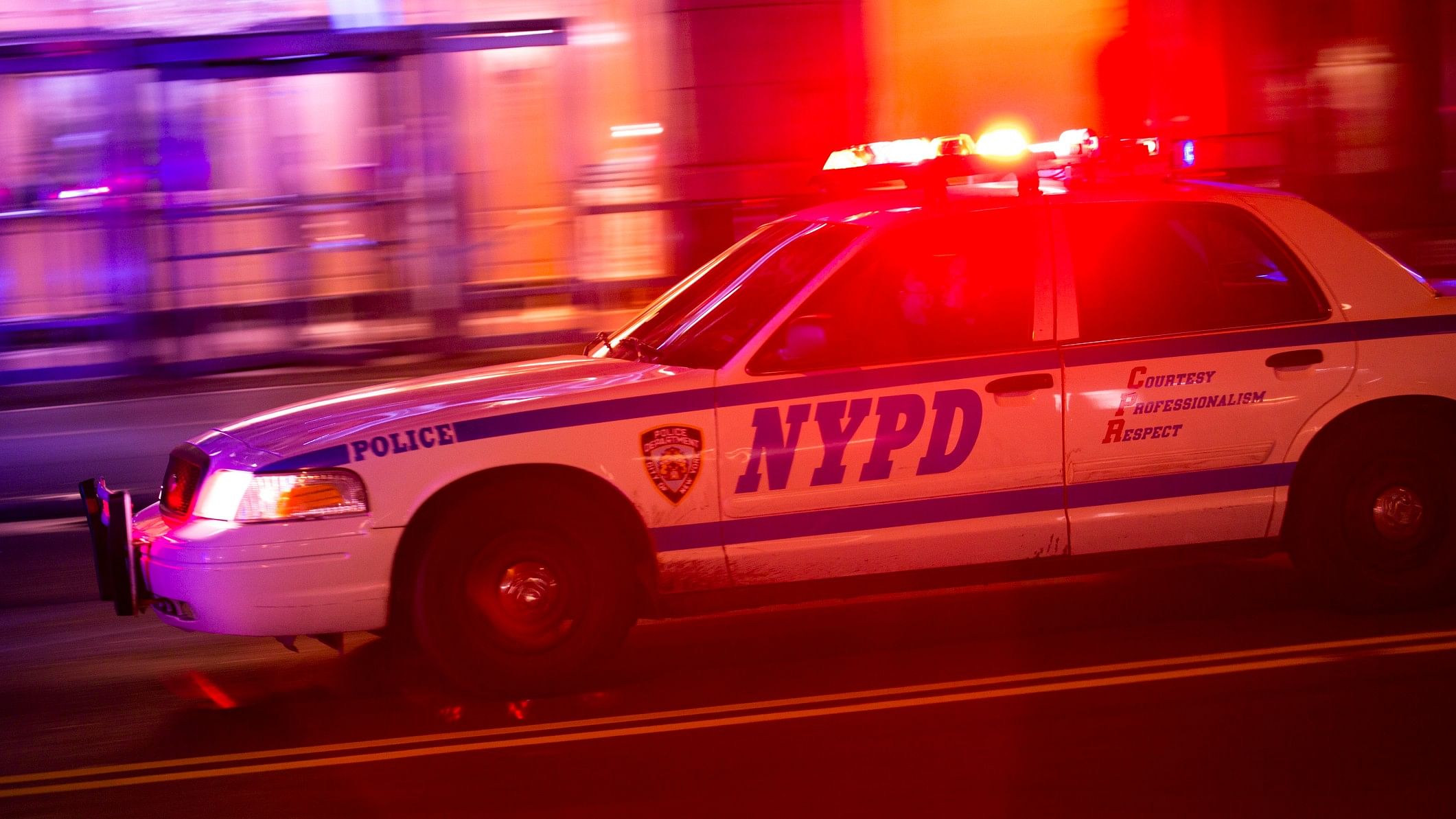 <div class="paragraphs"><p>New York Police Department car.&nbsp;</p></div>