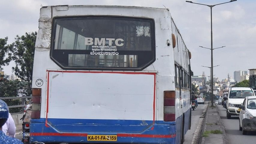 <div class="paragraphs"><p>BMTC bus.</p></div>