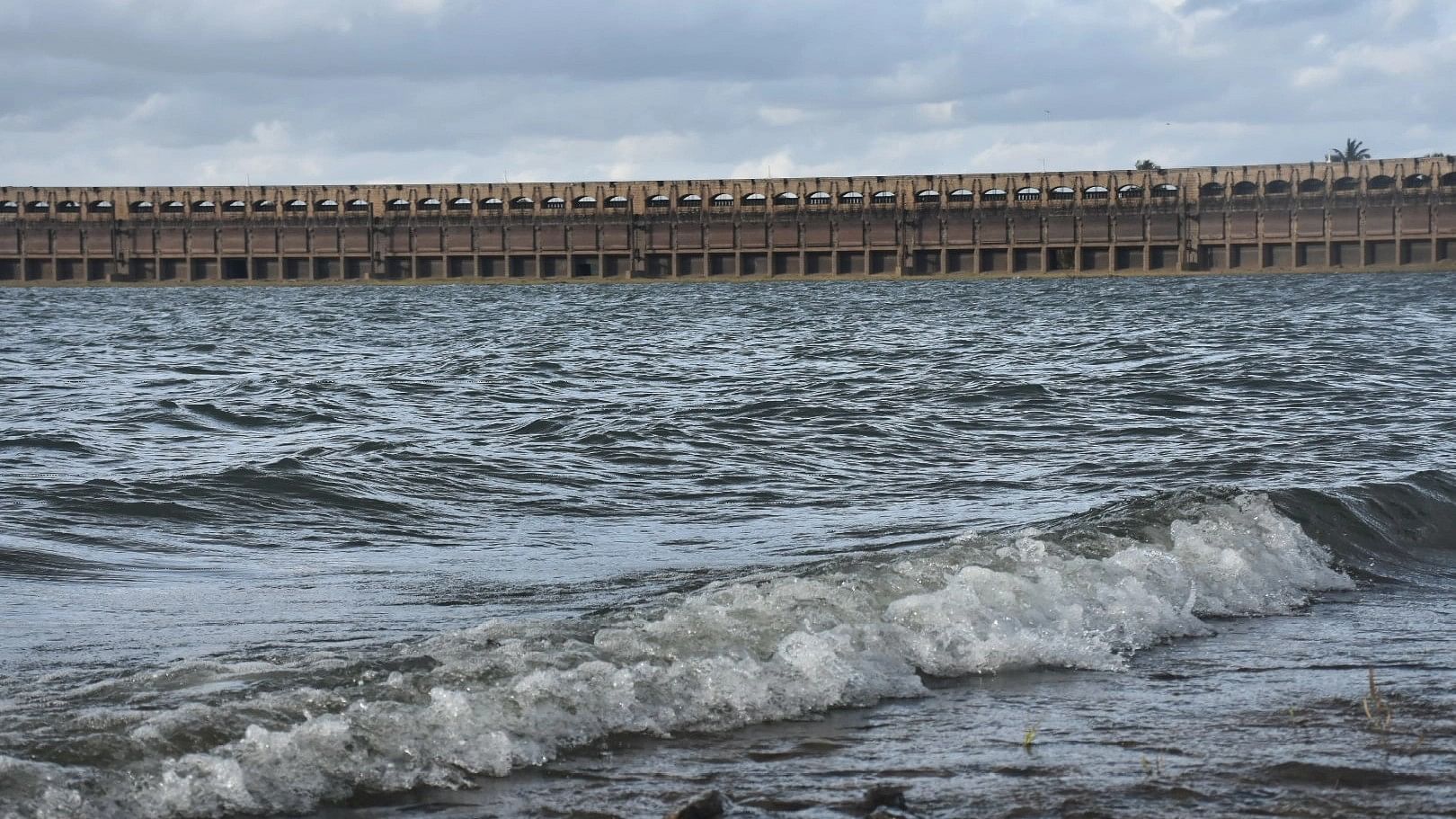 <div class="paragraphs"><p>The Krishnaraja Sagar dam across the Cauvery river in Srirangapatna taluk of Mandya district.&nbsp;</p></div>